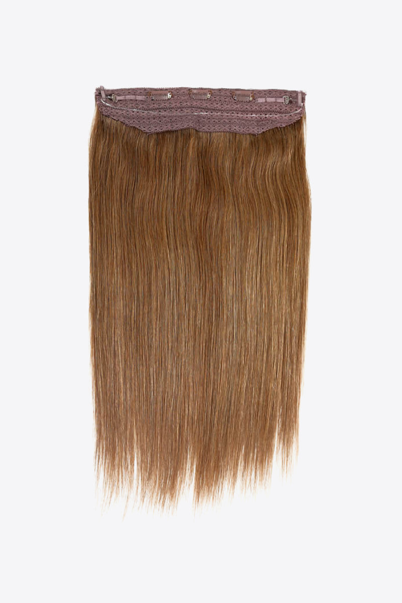 18" 80g Long Straight Indian Human Halo Hair