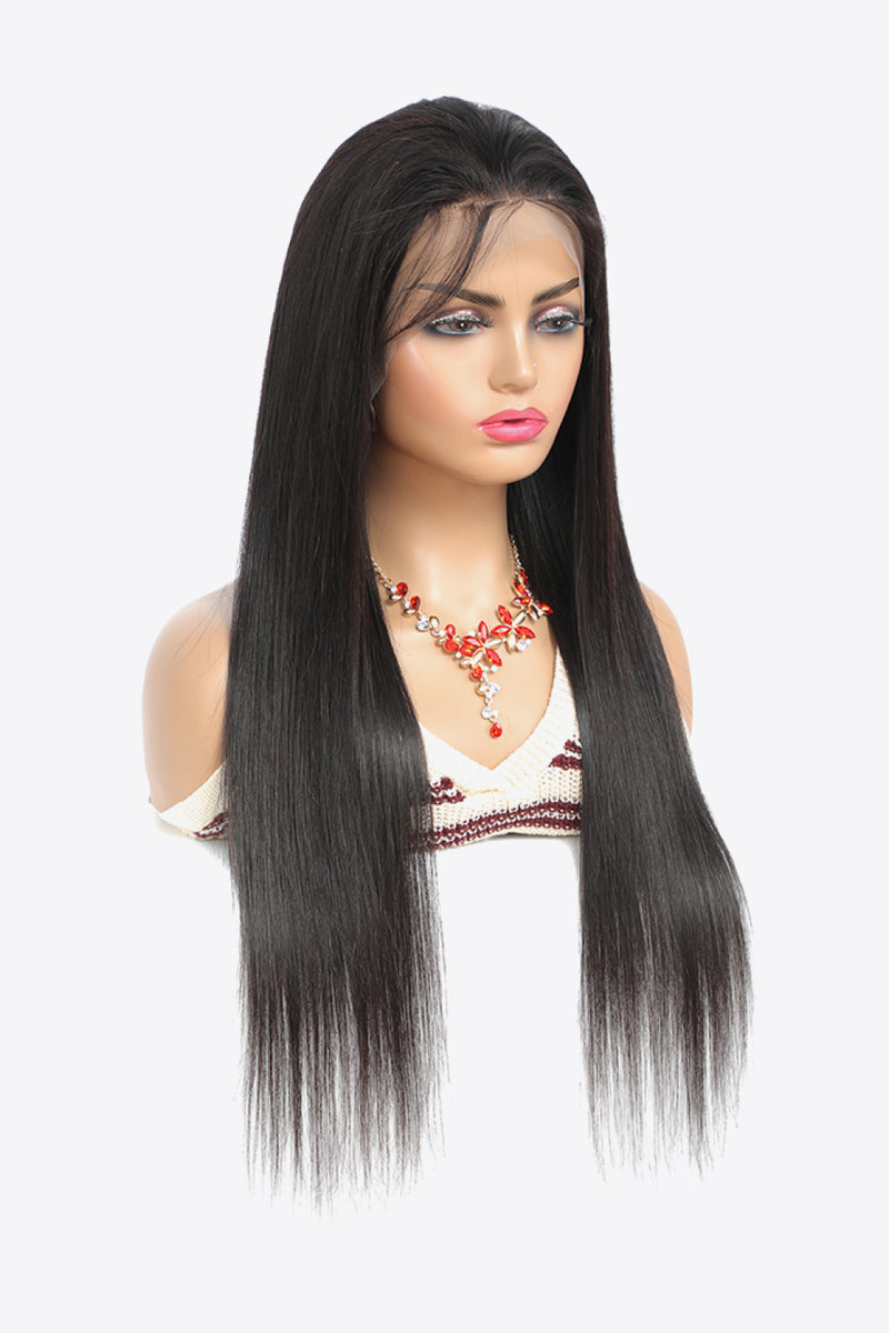 18" 13x4 Lace Front Wigs Virgin Hair Natural Color 150% Density