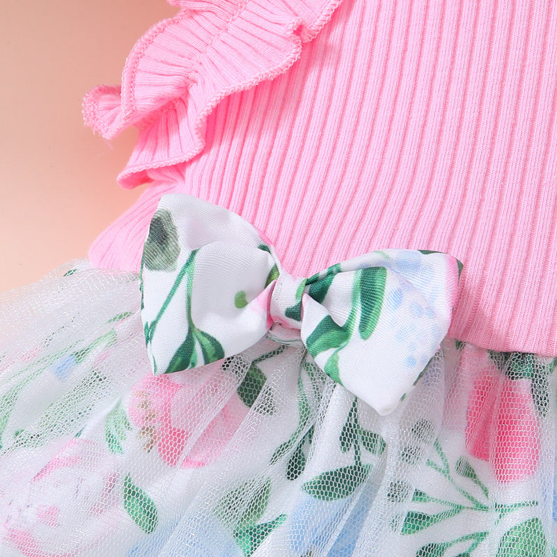 Baby Girl Floral Bow Detail Dress